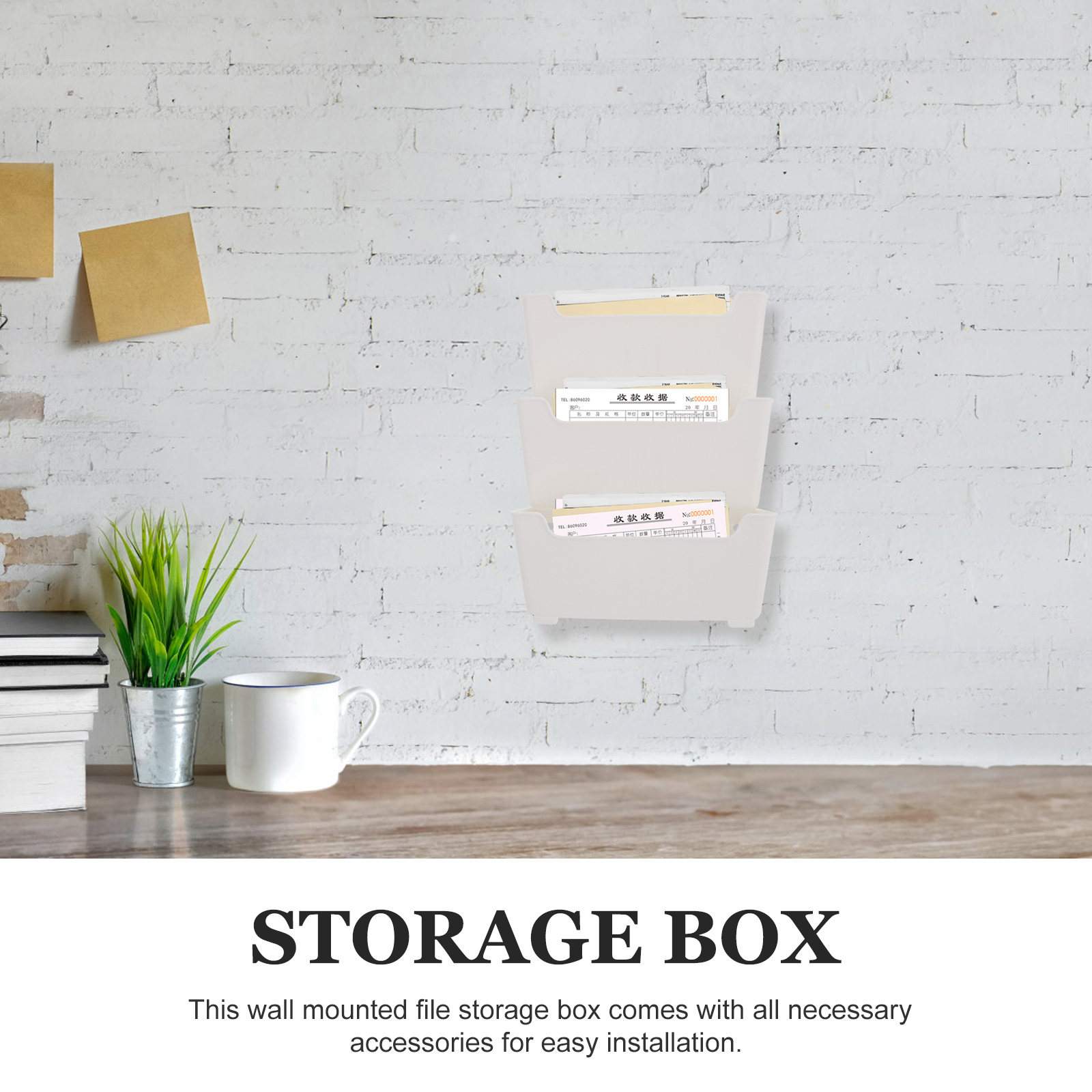1Set Wall Mounted File Organiz - Magazine Holder Rack 评论和价格
