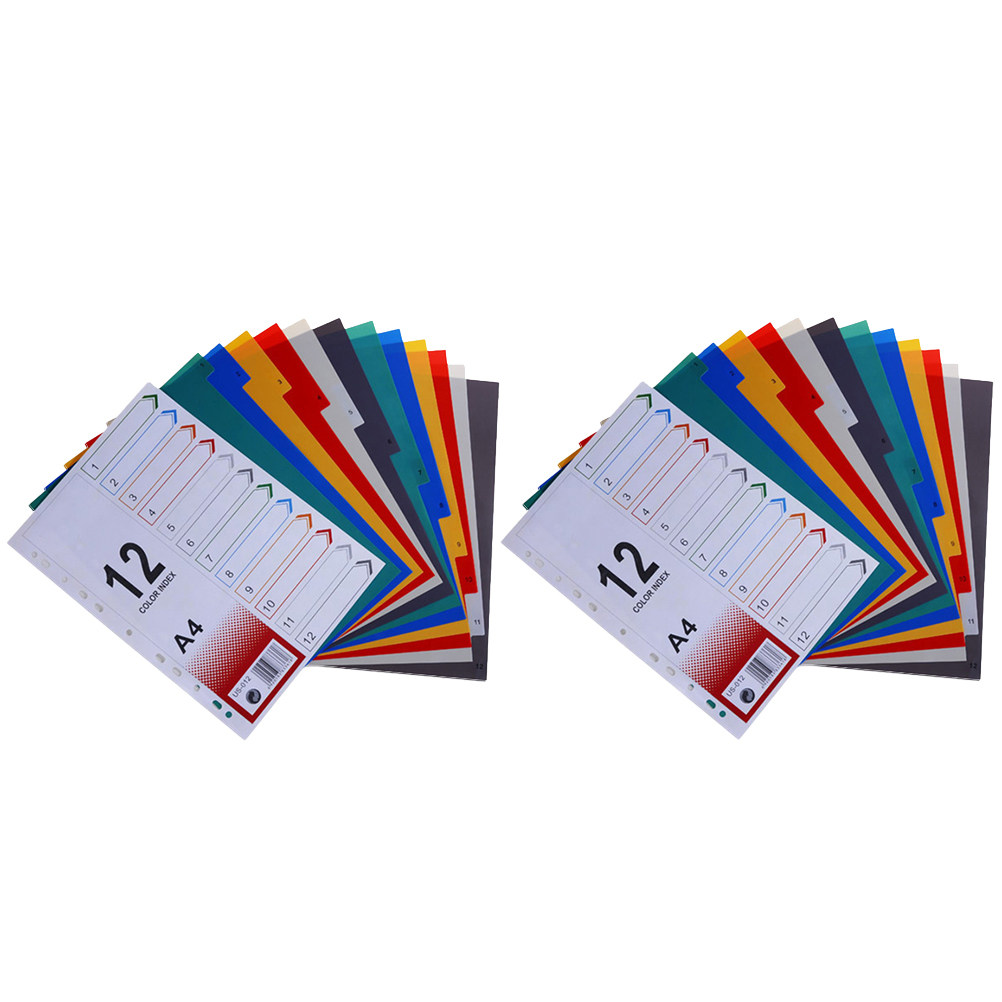 2Pcs Index Paper Refills Extra - Tab Divider A4 评论和价格